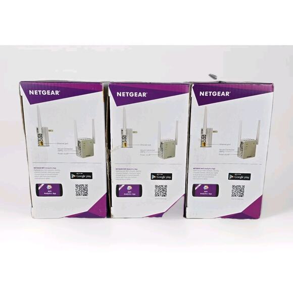 NETGEAR AC1200 Wi-Fi Range Extender EX6120 *3 TOTAL*USED*‎ - Picture 2 of 10